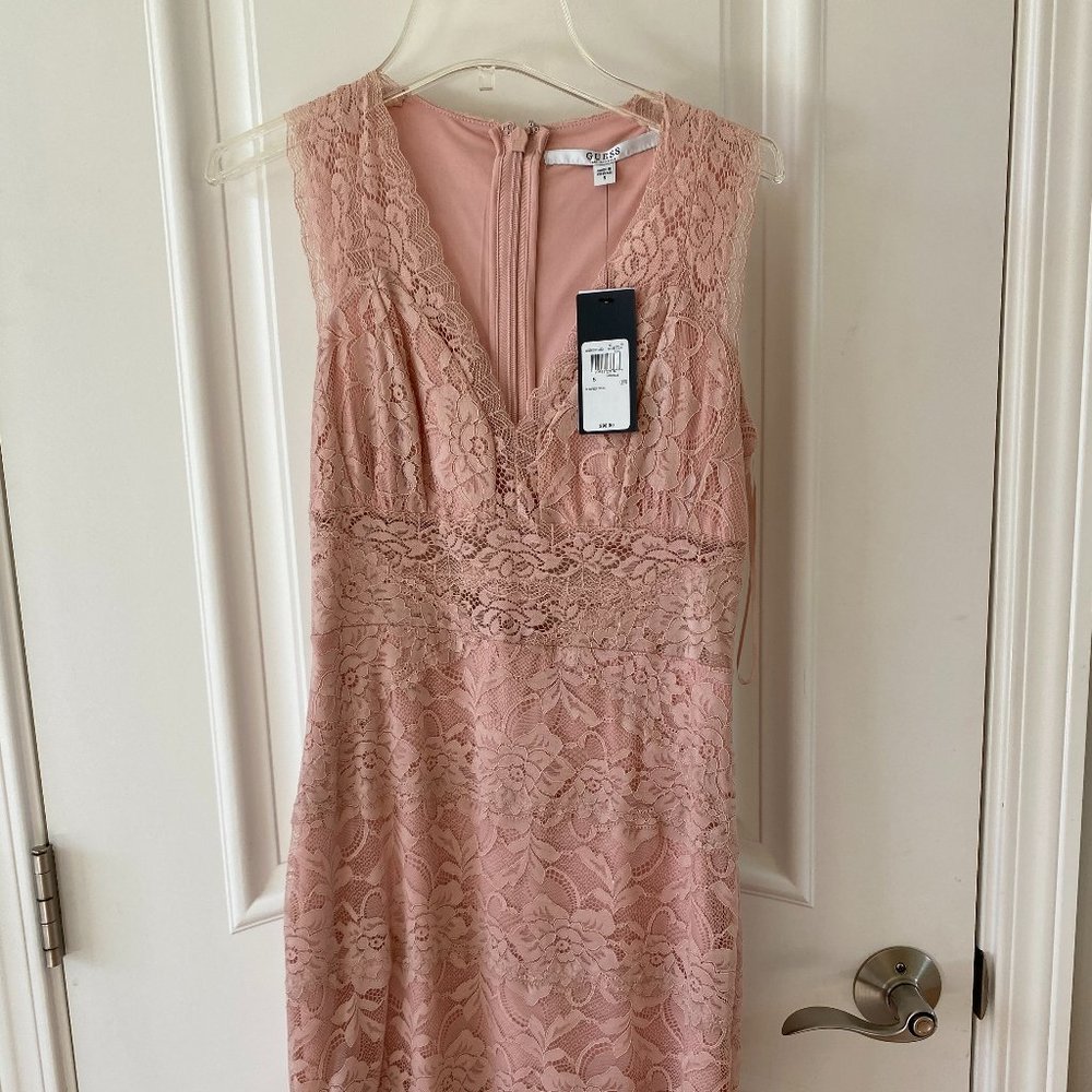 Guess pink dress